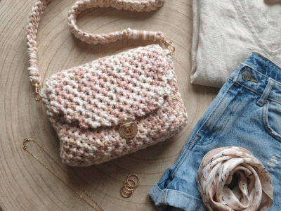 Sac boho chic pastels