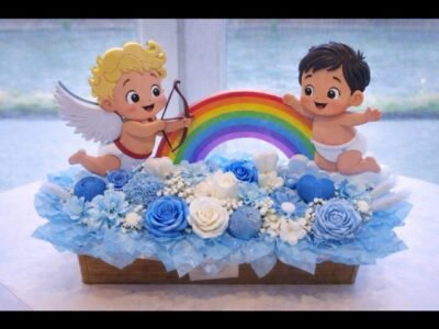 Composition fondants et bois 30€