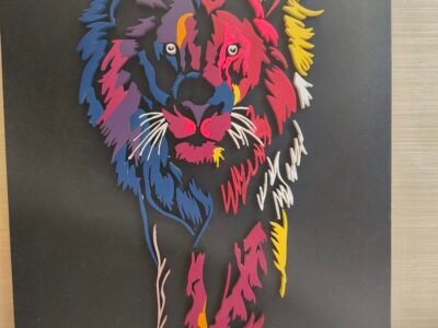 Lion couleur 60€