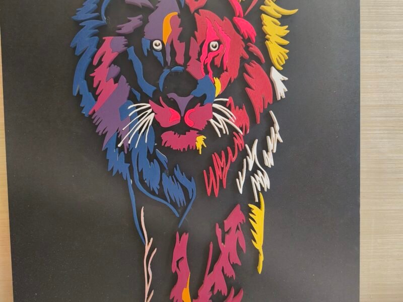 Lion couleur 60€