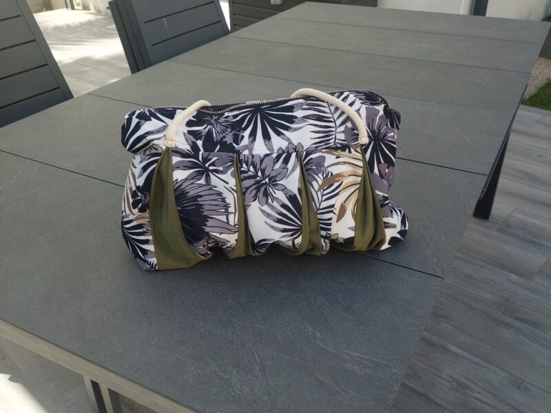 Sac à main tropical & kaki