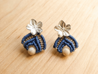 Les boucles d’oreilles Fleur de Cerisier