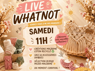 "Vente Flash Macramé, Spécial Pépites Fait-Main"