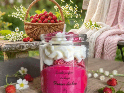 Bougie et Bouquet parfumé