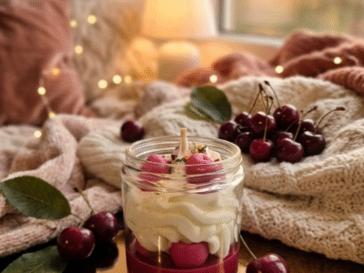 Bougie et Bouquet parfumé