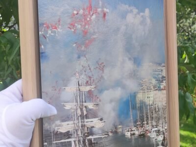 Ambiance Olympienne Caisse Américaine 24x36cm Décoration d'intérieur haut de gamme