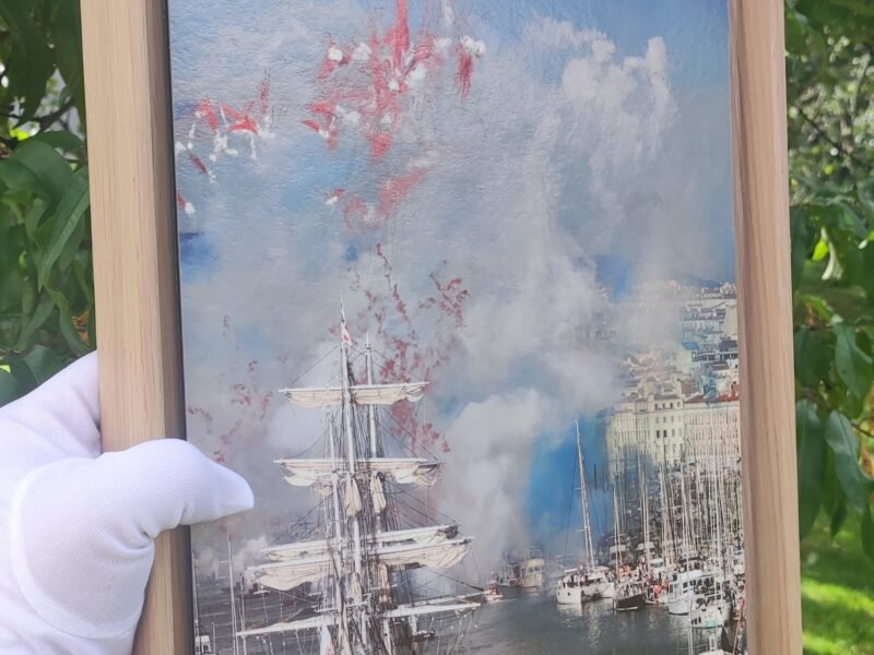 Ambiance Olympienne Caisse Américaine 24x36cm Décoration d'intérieur haut de gamme