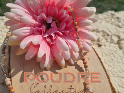 Collier perles/pierres