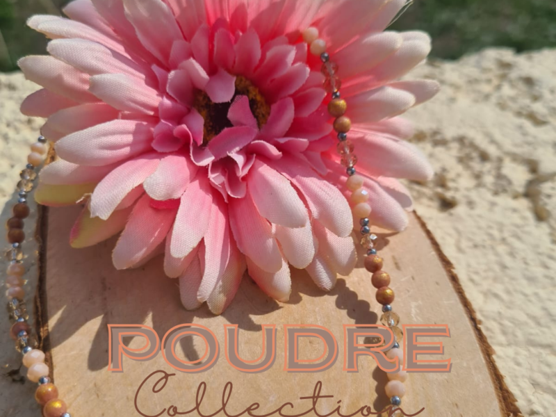 Collier perles/pierres