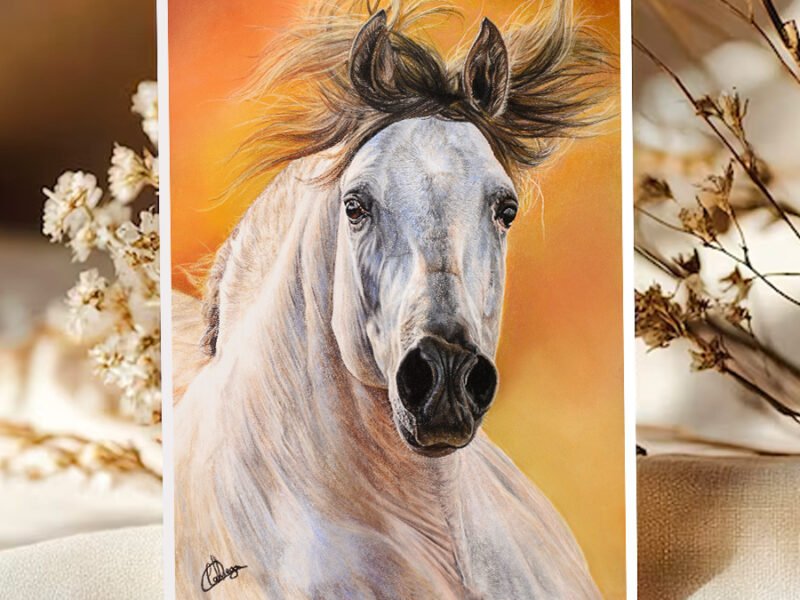 Pastel animalier hyperréaliste