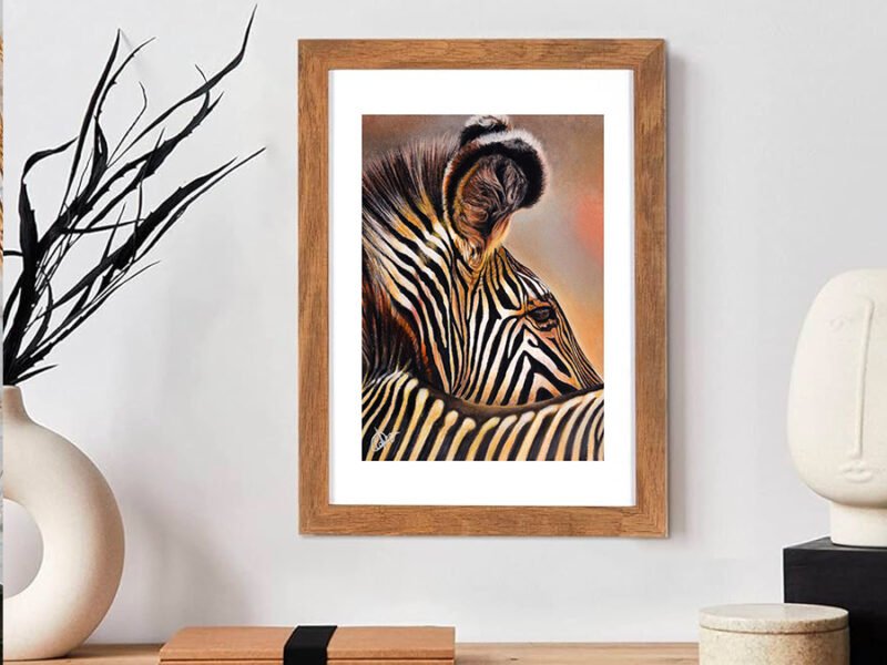 Pastel animalier hyperréaliste