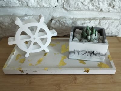 Décoration en résine minérale