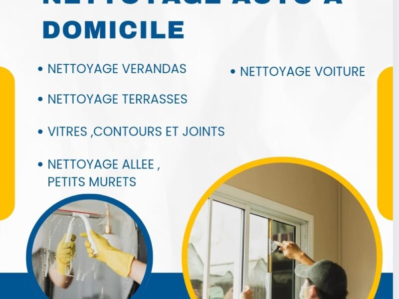 Multis services et nettoyage auto à domicile