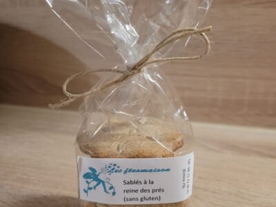 Sablés à la reine des prés (sans gluten)