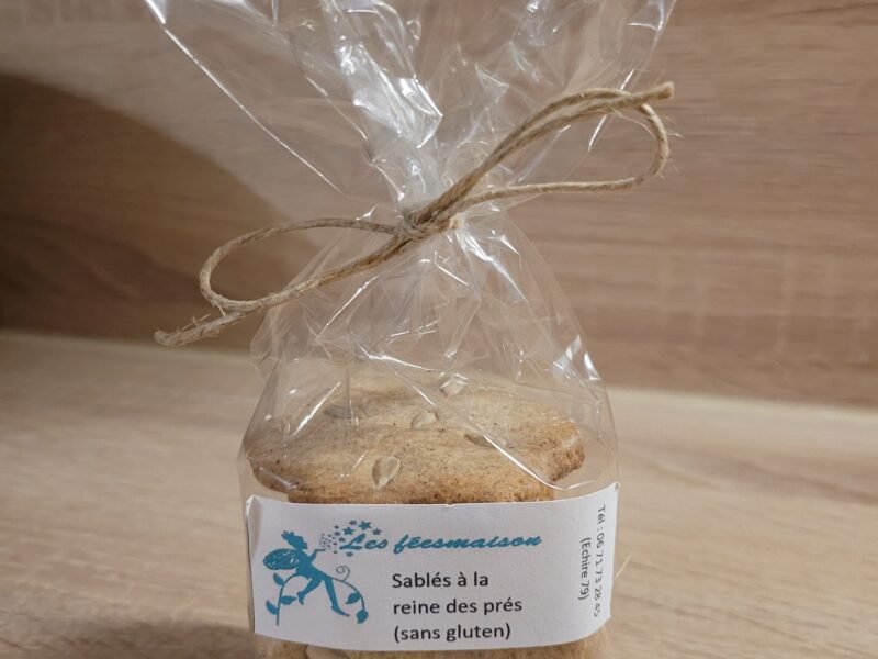 Sablés à la reine des prés (sans gluten)