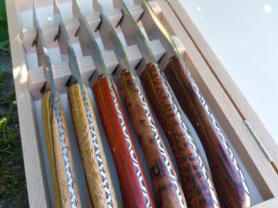 Coffret couteaux de table