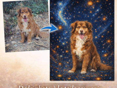 Toiles souvenirs personnalisées – Portraits d’animaux à partir de vos photos