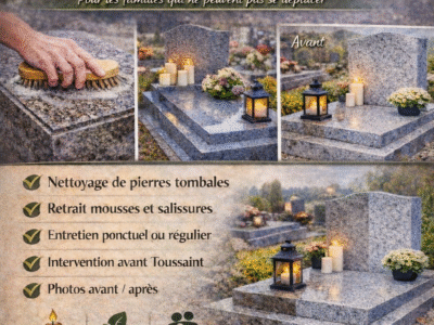 Mémoire & entretien | nettoyage et entretien de sépultures