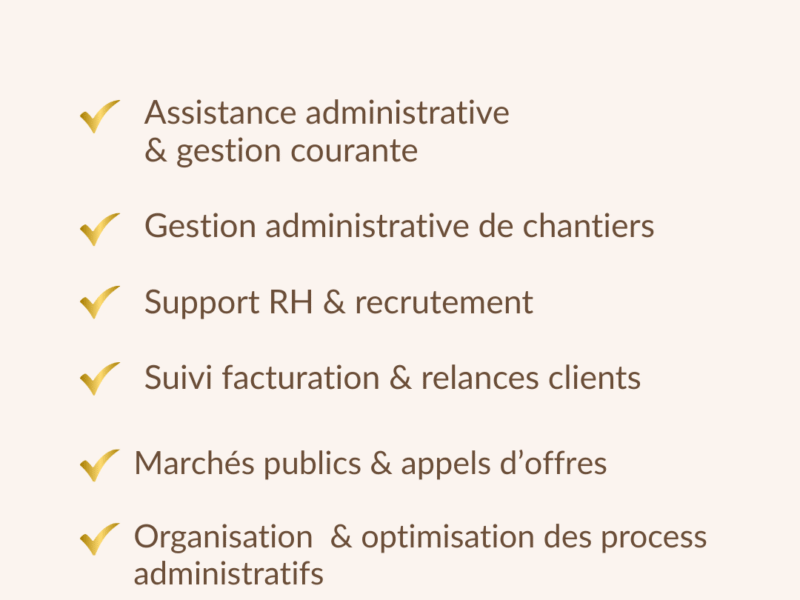 Assistante Administrative & de Gestion Indépendante