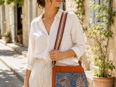 Sac besace "Pauline".