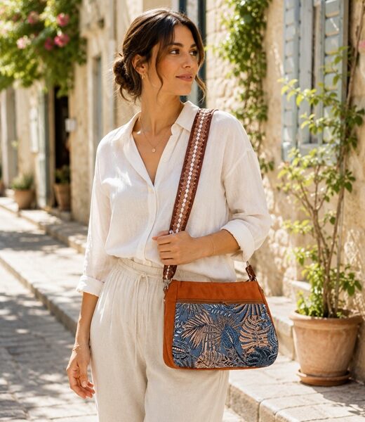 Sac besace "Pauline".