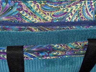 Sac besace, zippé "Jade"