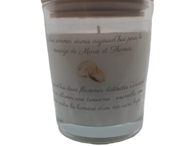 Bougies artisanales fabriqué à lyon - 100% personalisables pour tous vos événements (naissance, mariage, communion...)