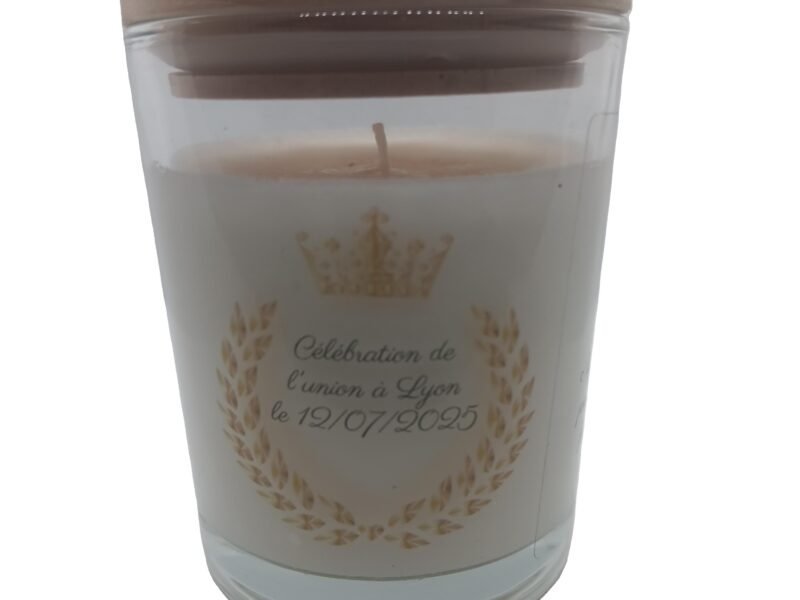 Bougies artisanales fabriqué à lyon - 100% personalisables pour tous vos événements (naissance, mariage, communion...)