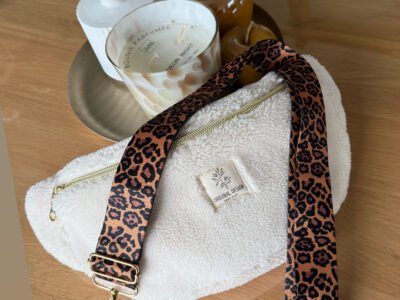 Sac banane en tissu moumoute