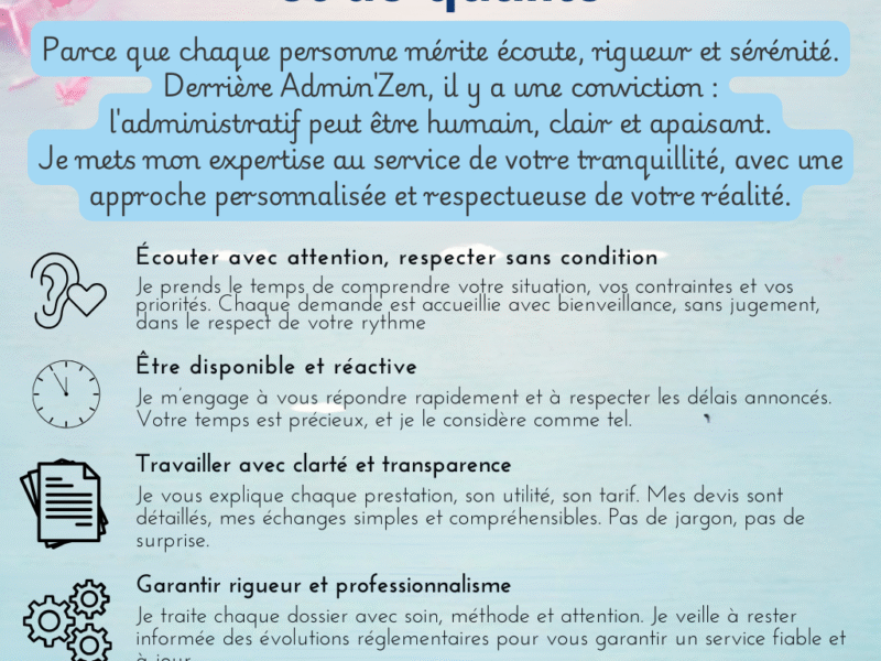 Assistante administrative indépendante