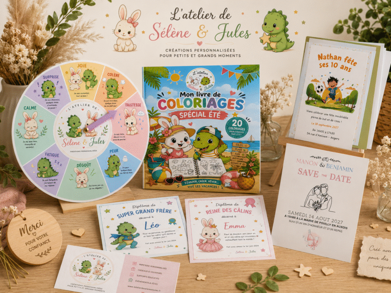 L’atelier de Sélène et Jules – Des créations uniques pour vos plus beaux moments