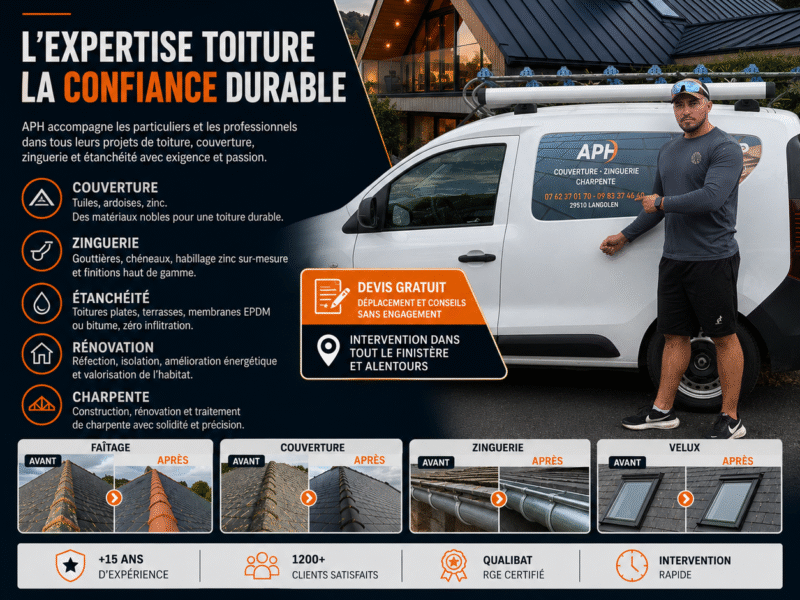 APH Baranger – Entreprise de couverture, zinguerie et charpente