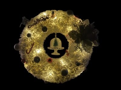 Couronne de Noël Lumineuse