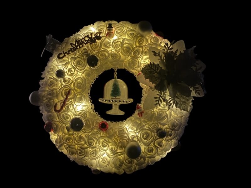 Couronne de Noël Lumineuse