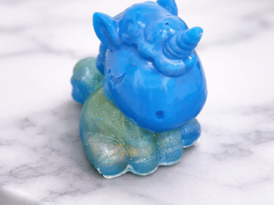 🦄💙 Licorne en résine époxy 💚🦄