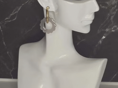 ✨ Boucles d’oreilles interchangeables – Changez de style à volonté