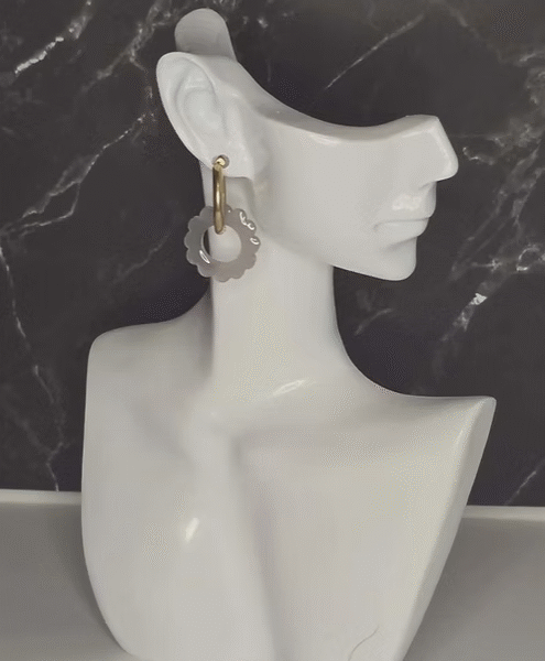 ✨ Boucles d’oreilles interchangeables – Changez de style à volonté