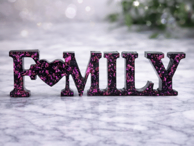FAMILY en résine – Élégance & émotion