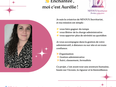 NEVOUX Secrétariat - Secrétaire indépendante à votre service