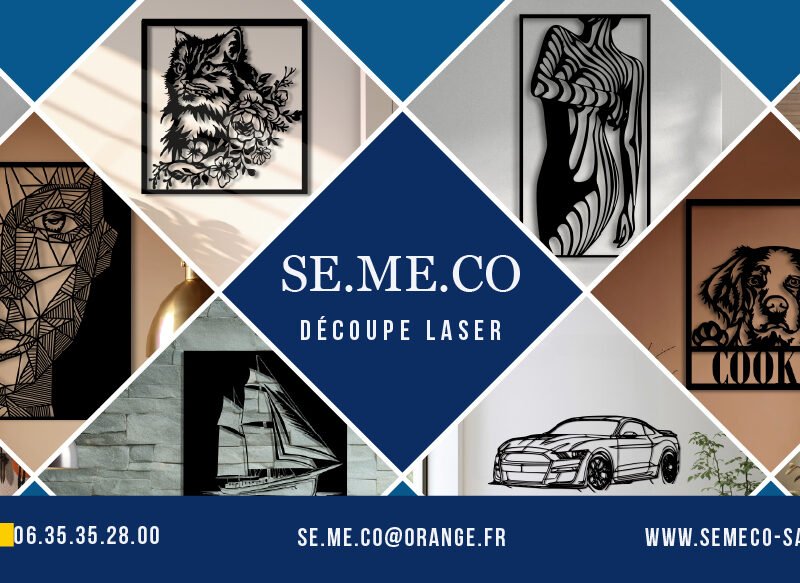 Oeuvres d'art en métal découpées au laser