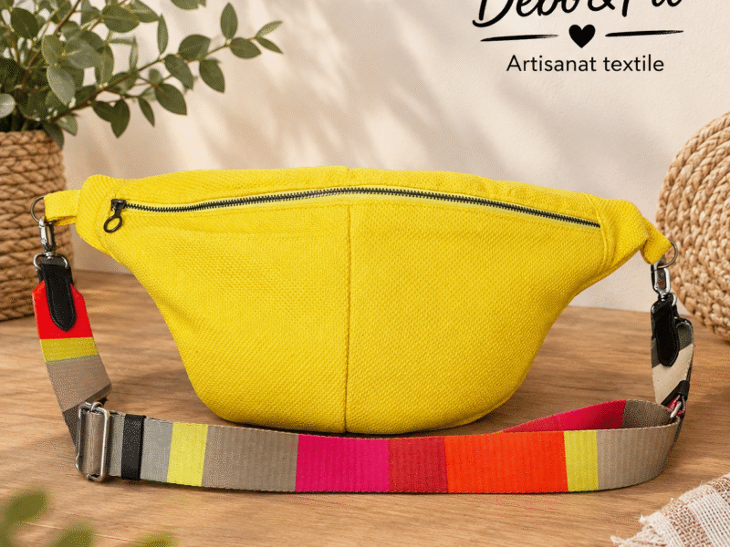 Sac banane XXL jaune