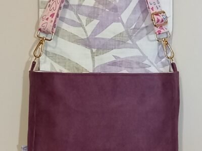 Sac à bandoulière "Coeur de papillons"