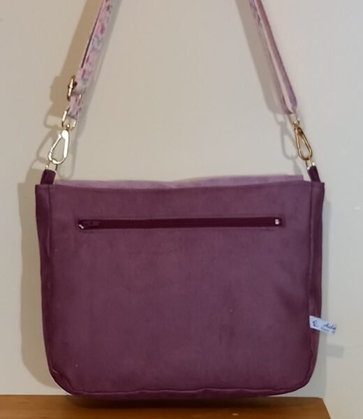 Sac à bandoulière "Coeur de papillons"