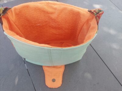 Sac bandoulière Jean Vert & Fleuri Orange