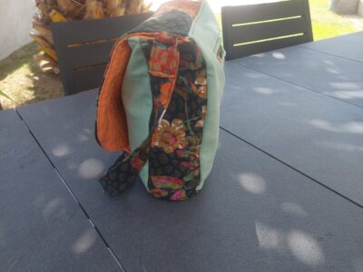 Sac bandoulière Jean Vert & Fleuri Orange