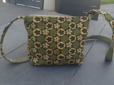 Sac bandoulière Jean Vert & Fleuri Vert Doré