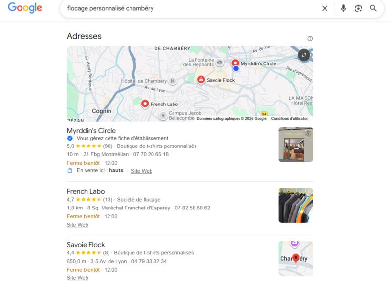 Flocages personnalisés sur textile à la demande et en moins d'une heure