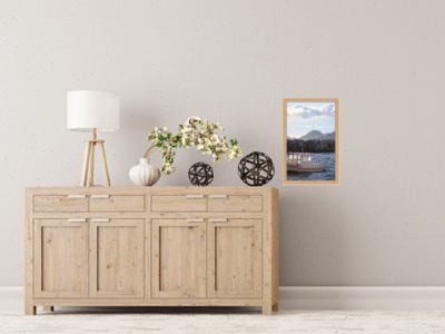 Photographies d’art encadrées en caisse américaine – 24×36 cm, 40×60 cm, 60×90 cm