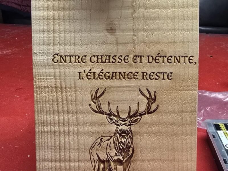 Gravure laser artisanale -Cadeau unique et sur mesure