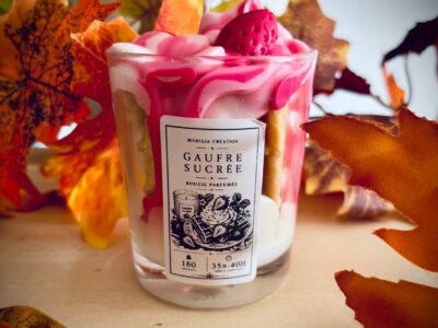 Bougies à la Cire de Soja 100% naturelle et Parfum de Grasse